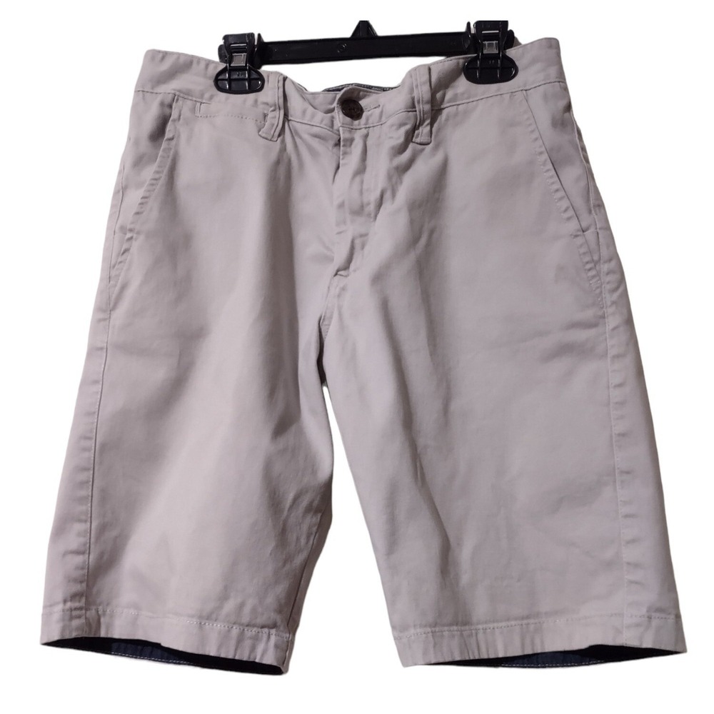 Flag & Anthem Shorts 30 Men Norm Core Khaki Tan Chino Relaxed Fit Casual Stretch